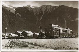 Triebwagen Zillertalbahn bei Mayrhofen
