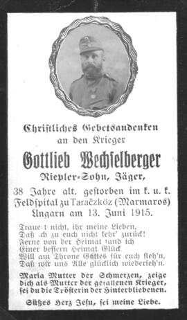 Wechselberger, Gottlieb