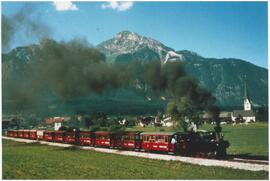 Zillertalbahn Dampfzug im vorderen Zillertal