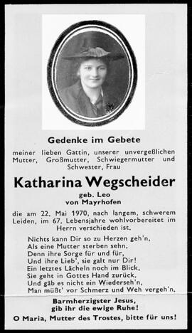 Wegscheider, Katharina