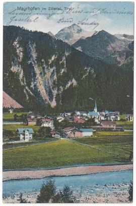 Mayrhofen mit Ahornspitze