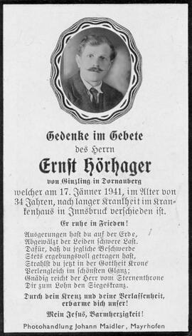 Hörhager Ernst