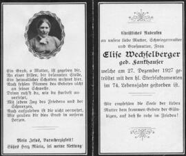 Wechselberger, Elise