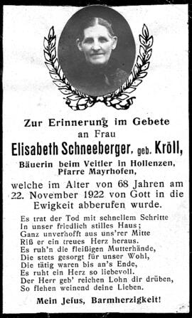 Schneeberger, Elisabeth