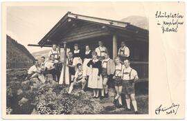Brauchtumsgruppe Die Latterer ca. 1955