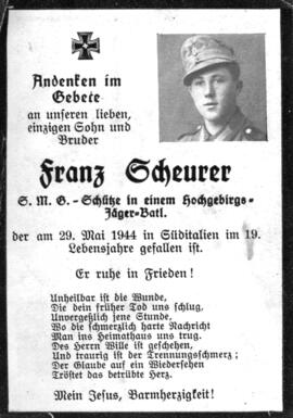 Scheurer, Franz