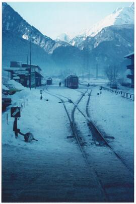 Wintermorgen am Bahnhof