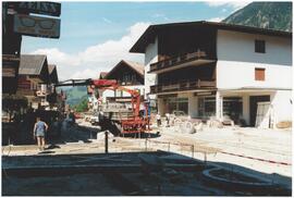 Umbauarbeiten an der Hauptstraße April 96