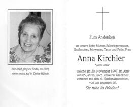 Kirchler, Anna