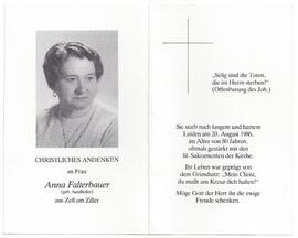 Falterbauer Anna, geborene Sandhofer