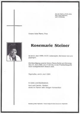 Steiner Rosemarie
