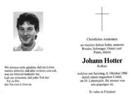 Hotter, Johann