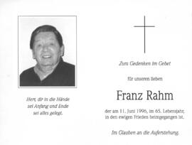 Rahm, Franz
