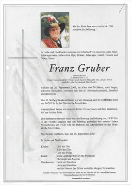 Gruber Franz