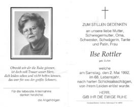 Rottler, Ilse