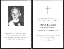 Klausner, Martin