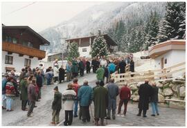 Wassergenossenschaft Mayrhofen Einweihung des Trinkwasserspeicher Kumbichl