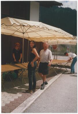 Vorbereitungen zum Schürzenjägerfest 1999