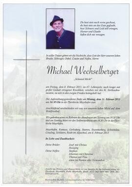 Wechselberger Michael, vulgo "Schmied Michl"