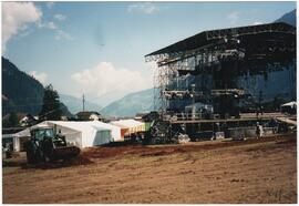SchürzenJäger Vorbereitungen zum Schürzenjägerfest 1999 Finkenberg