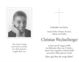 Wechselberger, Christian