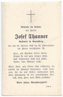 Thanner Josef