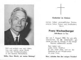 Wechselberger, Franz