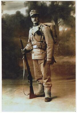 Hermann Strobl als Soldat im 1. Weltkrieg