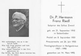 Riedl, Dr. Hermann Franz