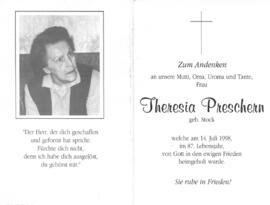 Preschern, Theresia