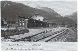 Der Bahnhof etwa 1920
