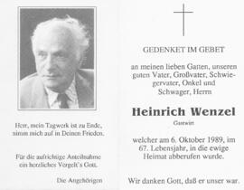 Wenzel, Heinrich