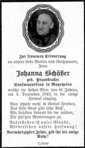 Schösser, Johanna