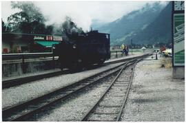 Lokomotive 2 beim Umsetzen am Bahnhof Mayrhofen