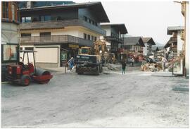 Umbauarbeiten an der Hauptstraße April 96