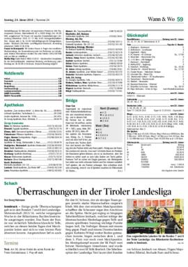 Überraschungen in der Tiroler Landesliga