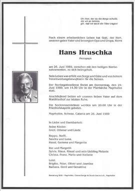 Hruschka Hans