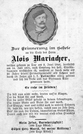 Mariacher, Alois