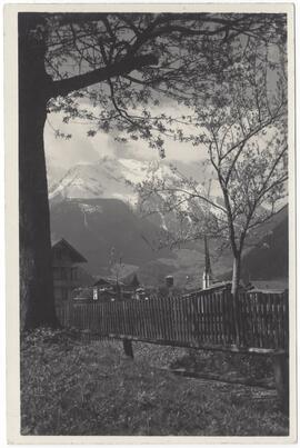 Blick von Durst auf das Dorf 1930