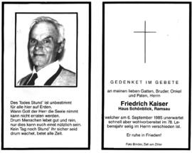 Kaiser, Friedrich