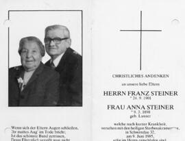 Steiner, Franz