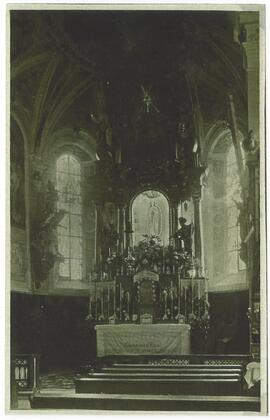 Pfarrkirche  Altar Innenansicht