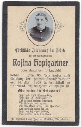 Hopfgartner Rosina