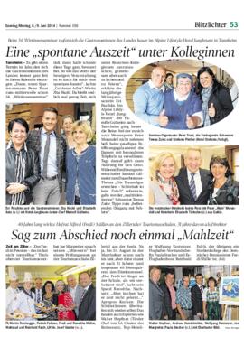 40 Jahre lang wirkte Hofrat Alfred (Fredi) Müller an den Zillertaler Tourismusschulen, 31 Jahre d...