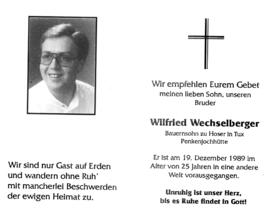Wechselberger, Wilfried