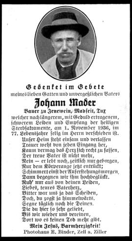 Mader, Johann
