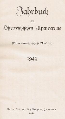 Jahrbuch des Österreichischen Alpenvereins