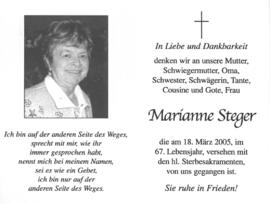 Steger, Marianne