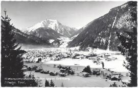 Mayrhofen gegen Grünberg im Winter