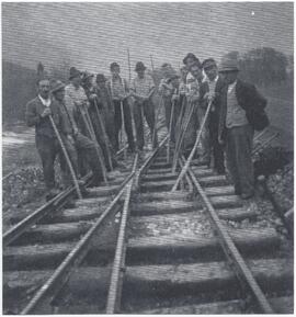 Gleisarbeiten bei der Zillertalbahn